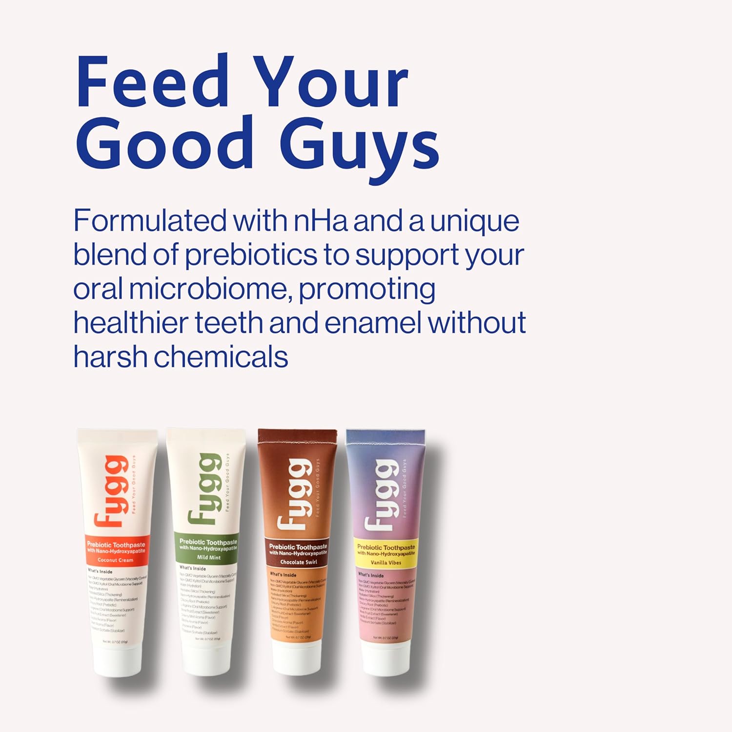 Fygg Toothpaste with Prebiotics | Mild Mint