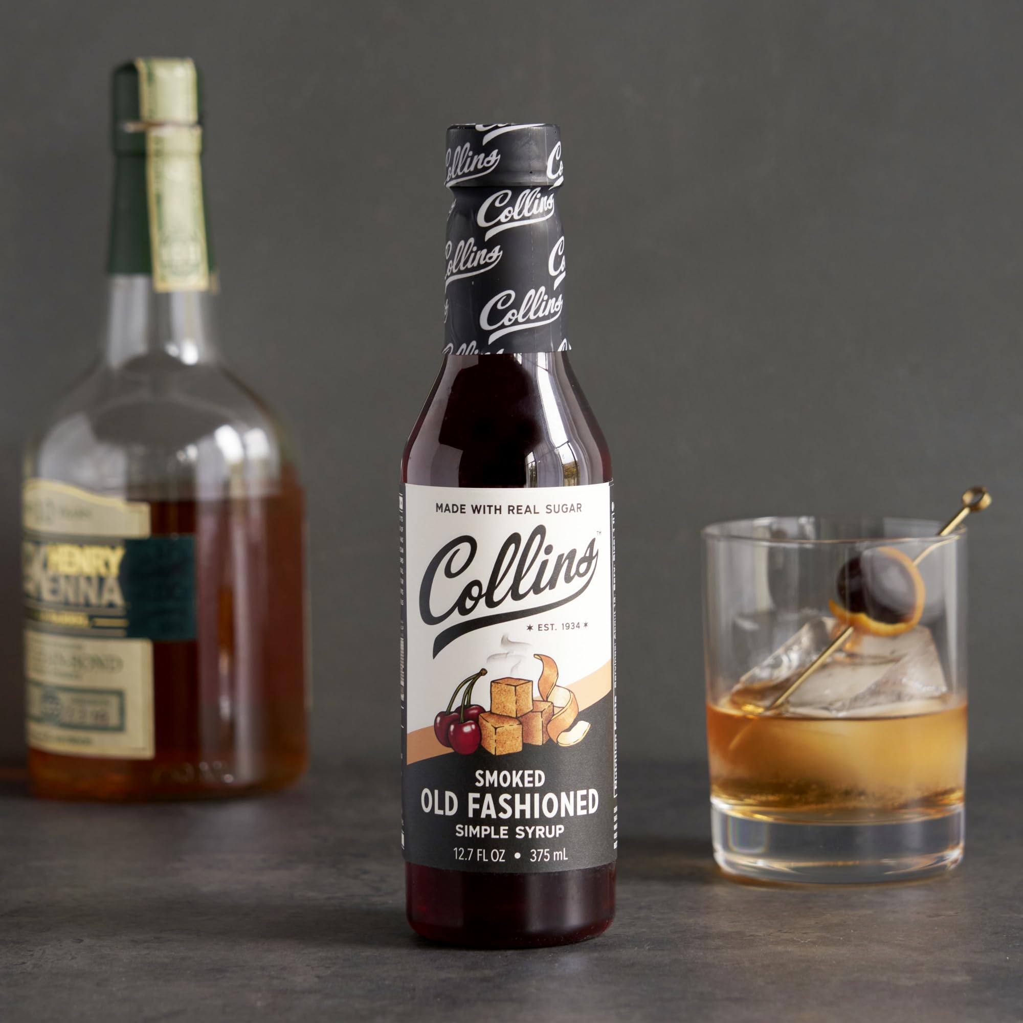 Collins Cocktail Syrup, 12.70 Fl Oz (Pack of 1), Clear