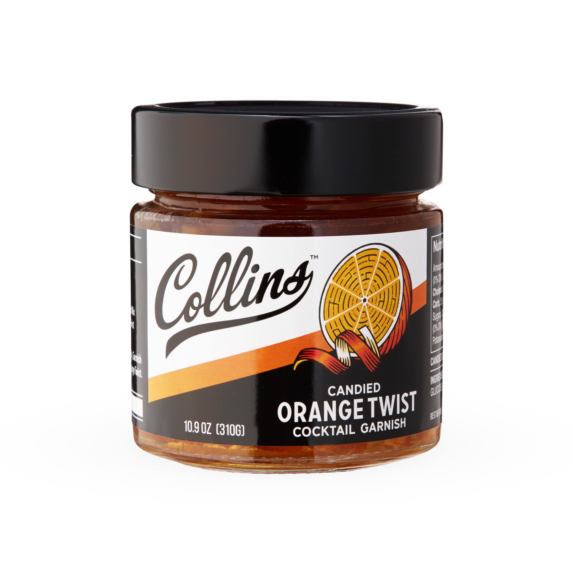 Collins Orange Twist in Syrup 10 oz, (Pack of 1)