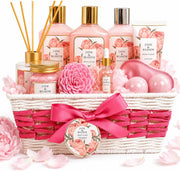 Coffret cadeau spa Nuage de pivoine pour femme – 13 pièces