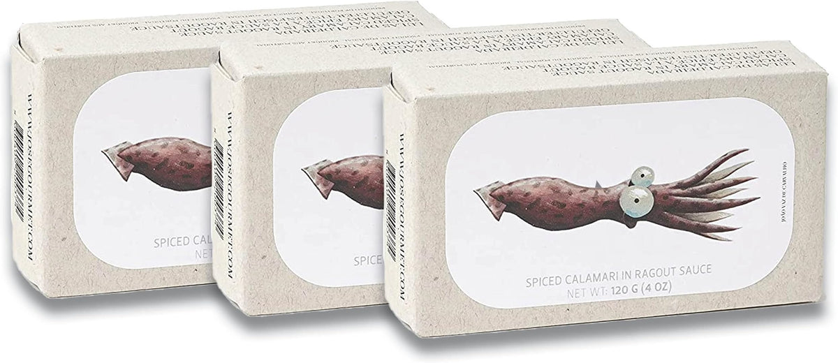 Jose Gourmet Spiced Calamari in Ragout Sauce, 120g