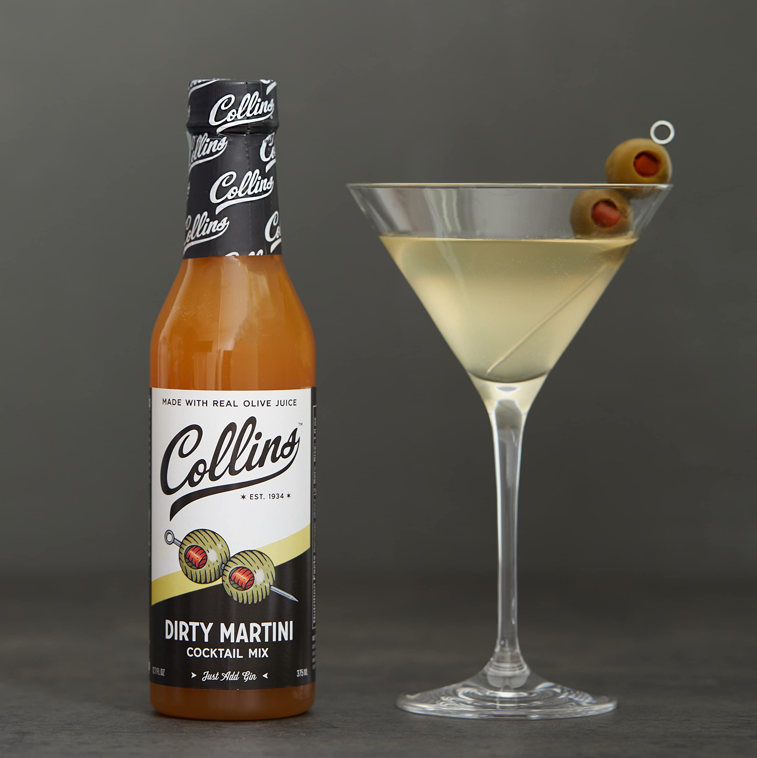 Collins Dirty Martini, 12.7 Fluid Ounce