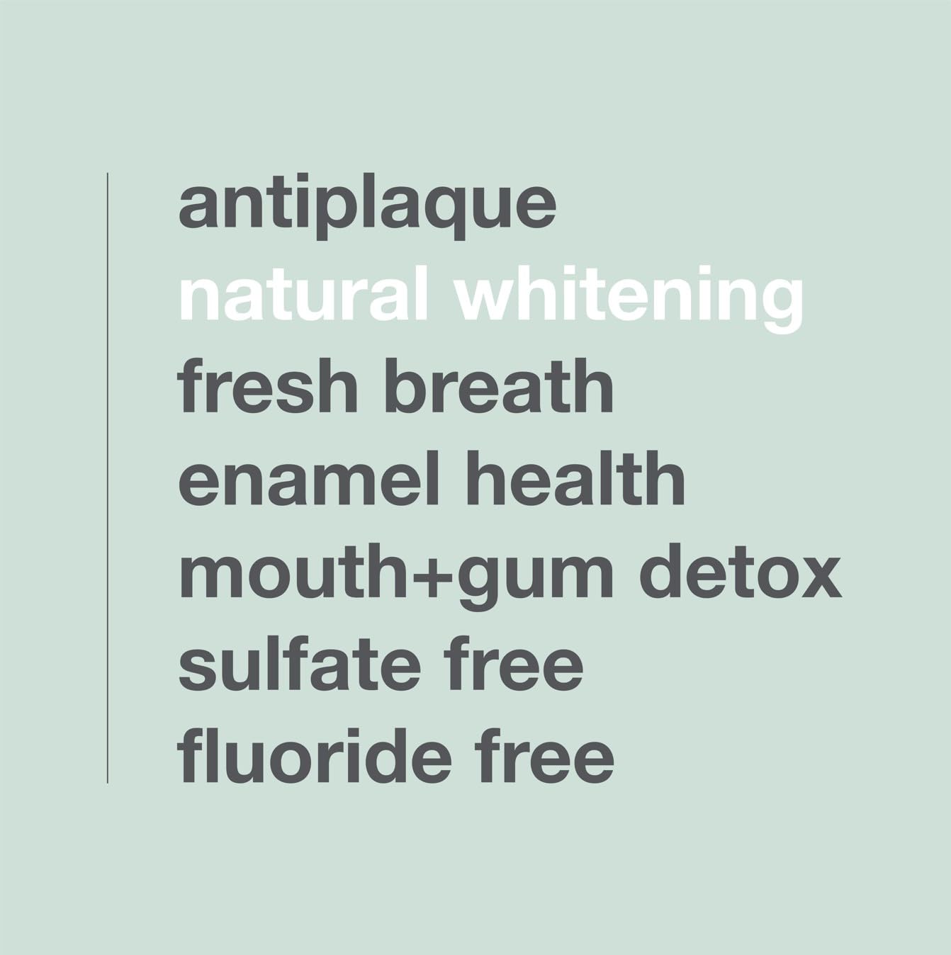Dentifrice blanchissant naturel Davids à l'huile de menthe poivrée – 5,25 oz