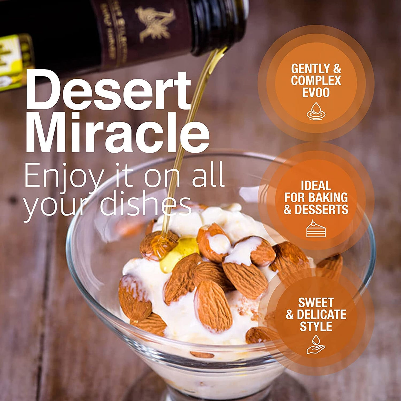 ATLAS OLIVE OILS Desert Miracle Organic Extra Virgin Olive Oil