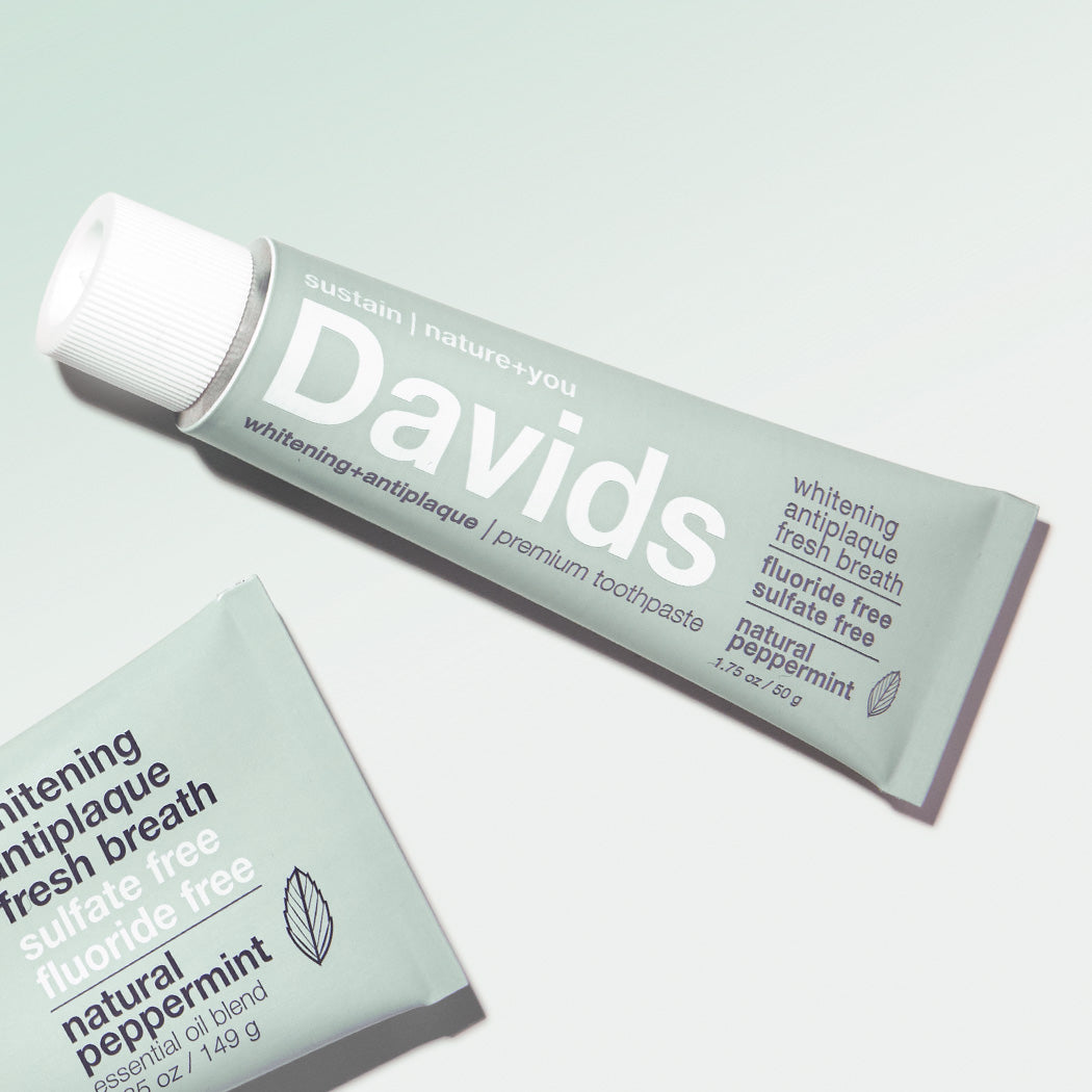 Davids Travel Size Premium Toothpaste  /  Peppermint
