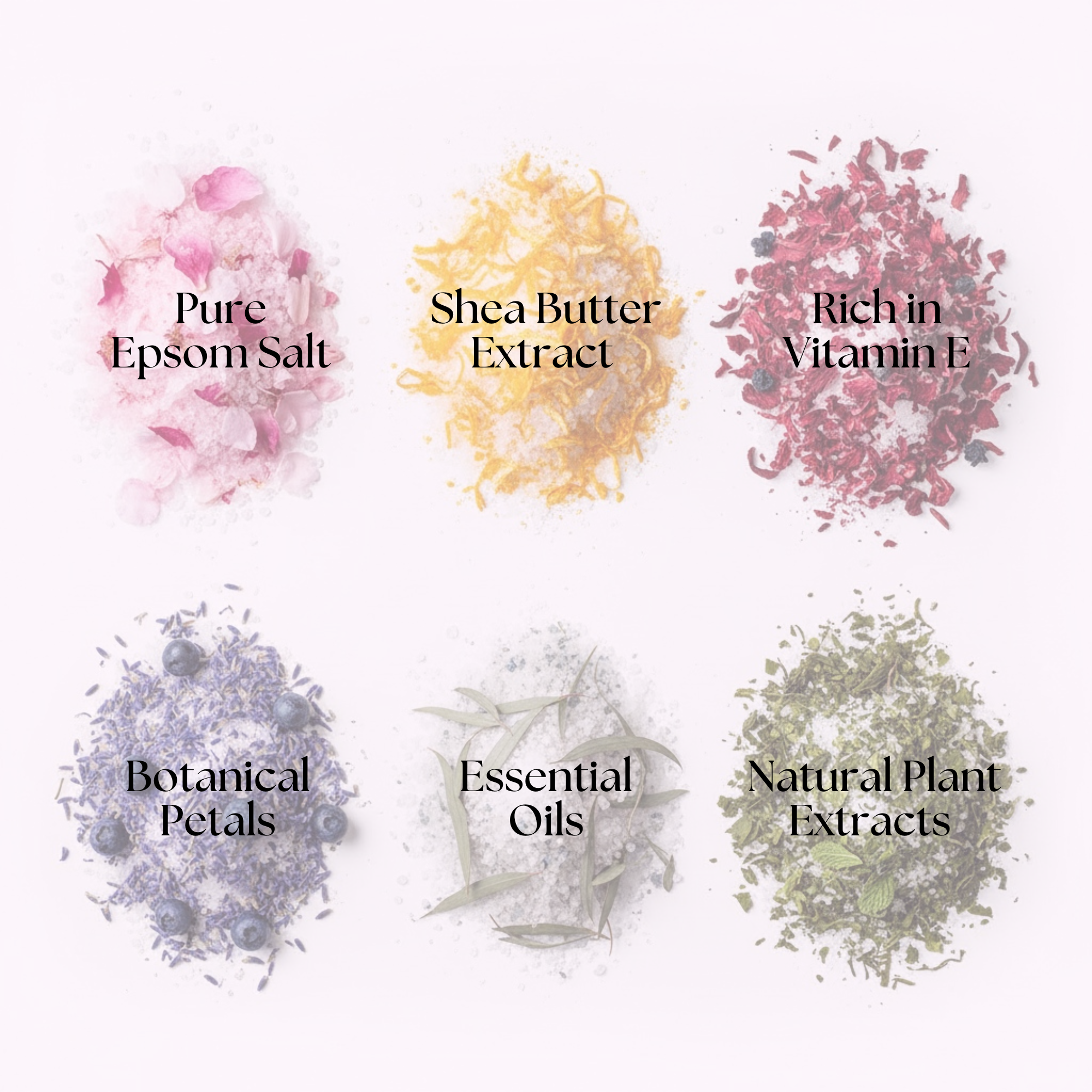 Coffret cadeau de sels de bain d'Epsom
