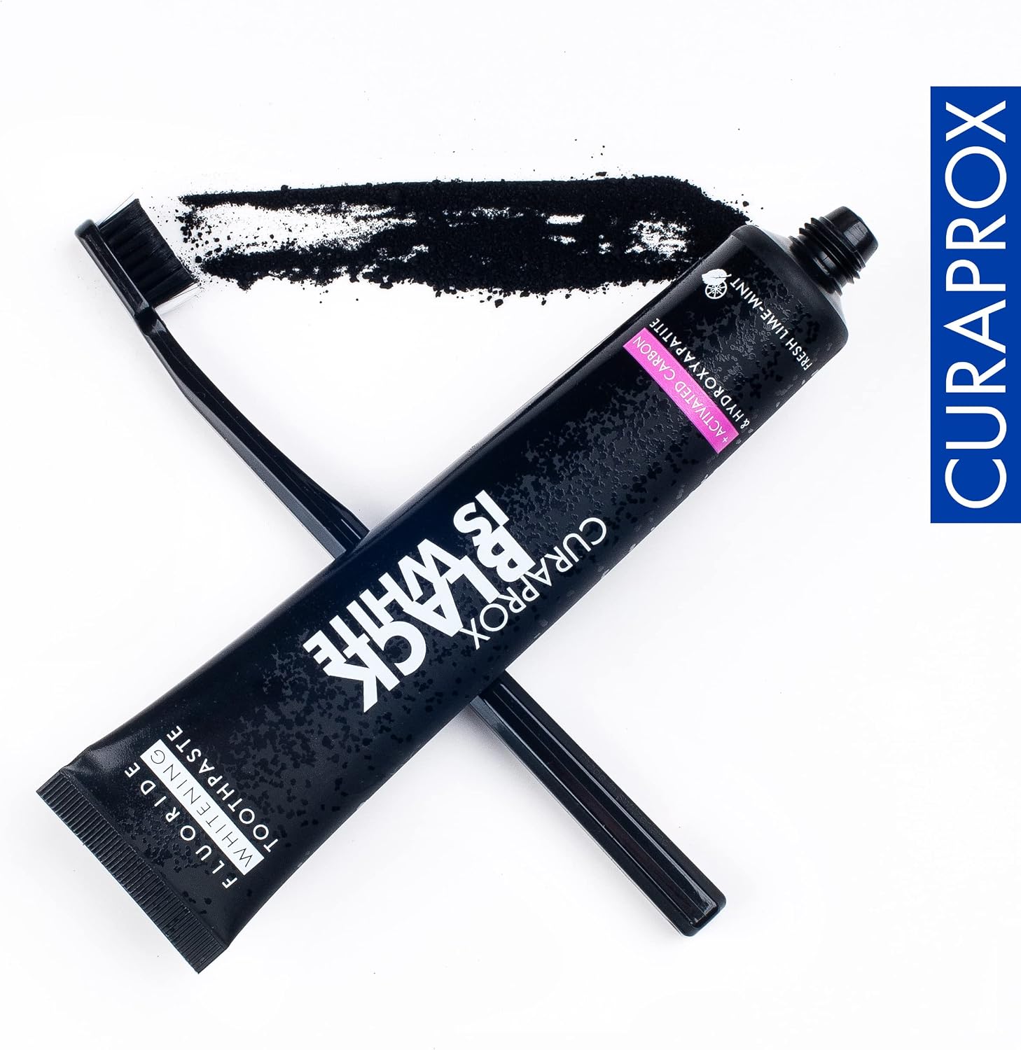 Curaprox Black Is White Ultra Soft Toothbrush Duo – Black/Black – 2 Piece