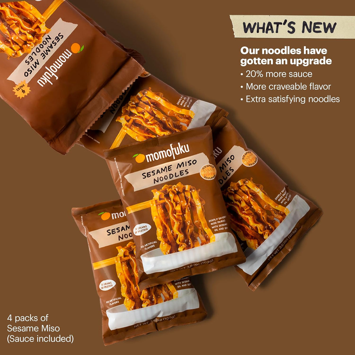 Sesame Miso Noodles | 4 Packs