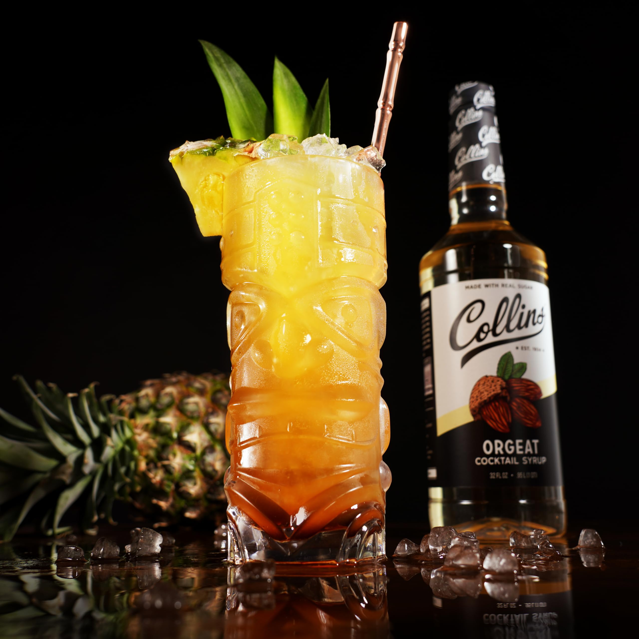 Collins D5 32 oz. Orgeat Cocktail Syrup by Multicolor