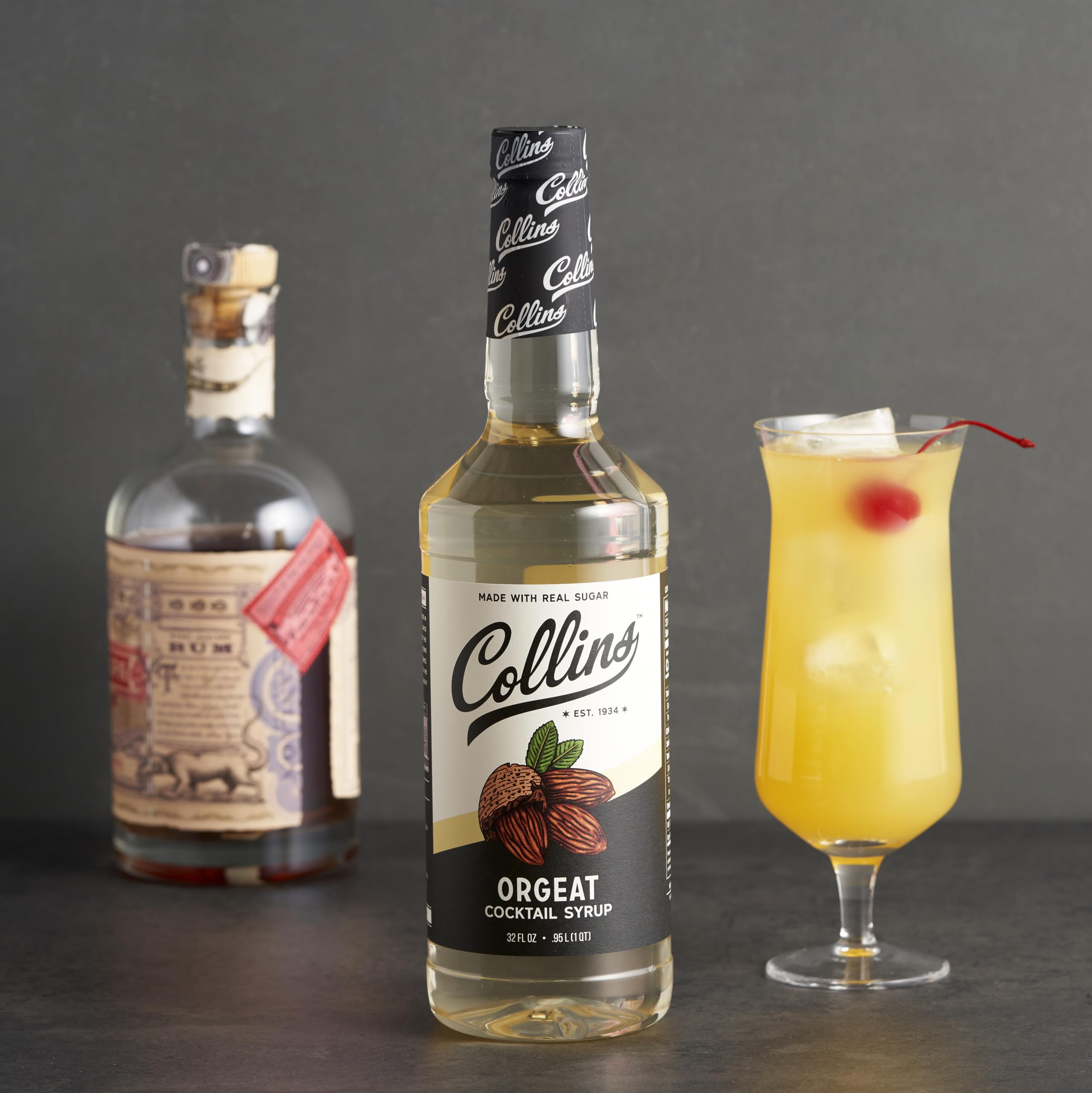 Collins D5 32 oz. Orgeat Cocktail Syrup by Multicolor
