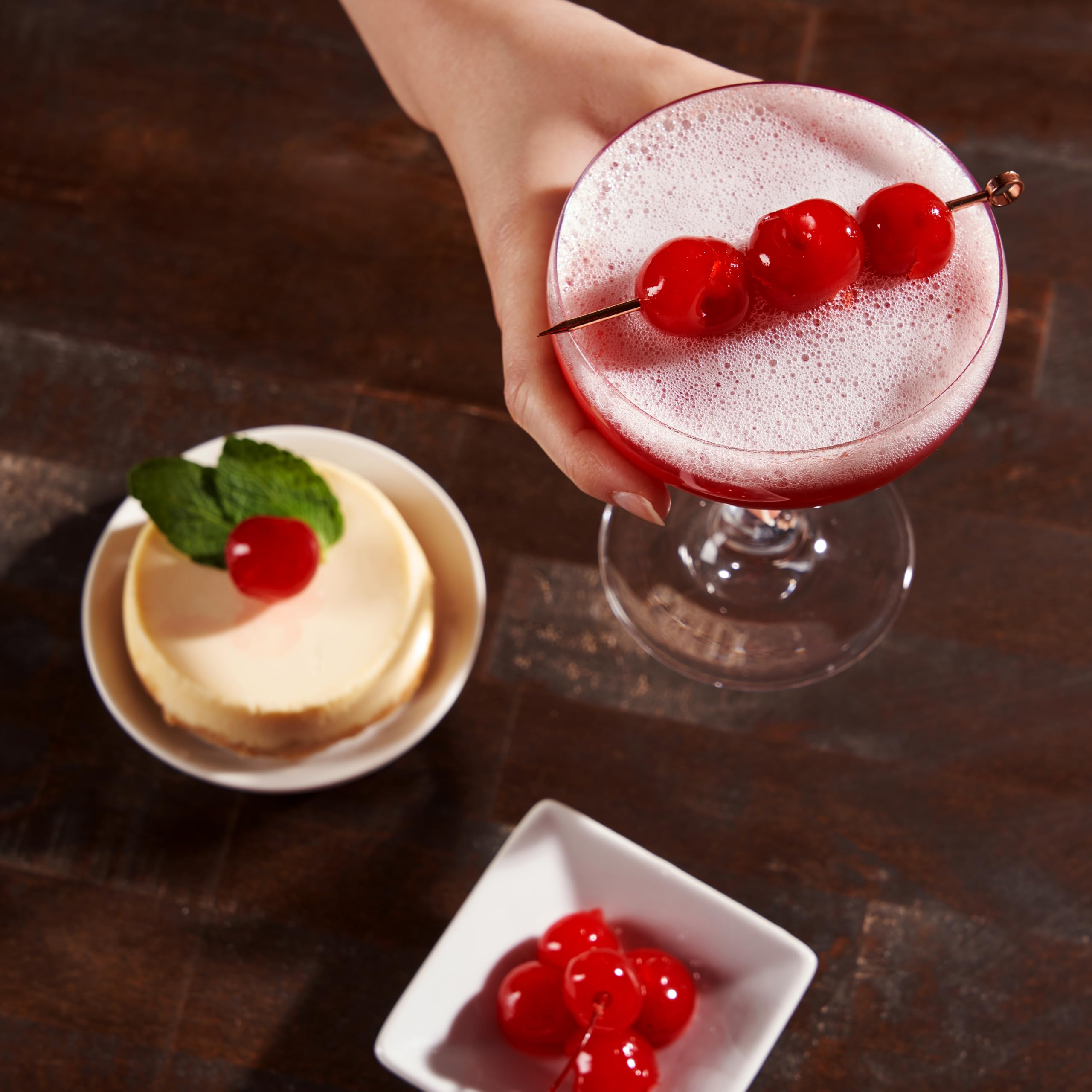 Collins Stemmed Maraschino Cocktail Cherries – 72 oz
