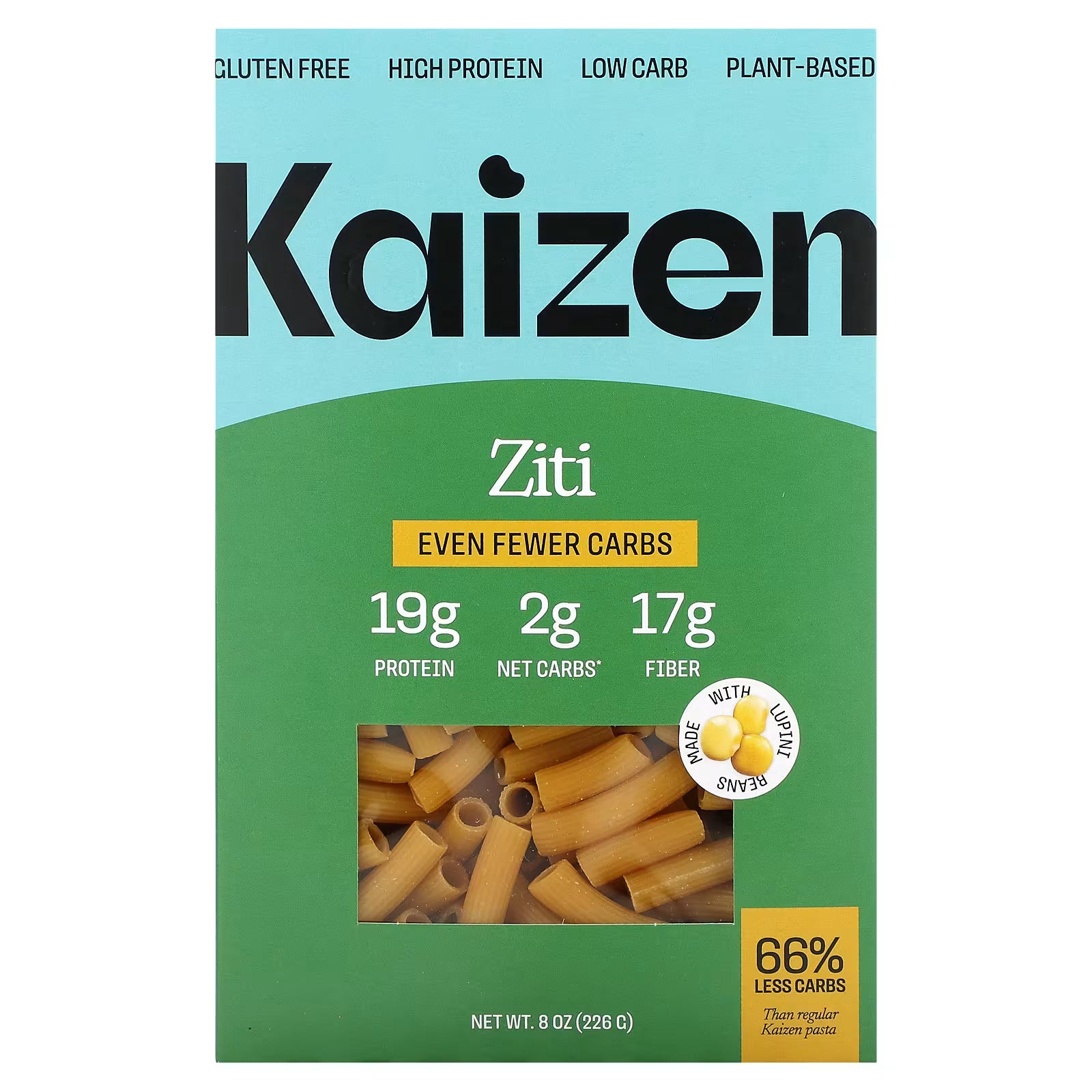 Kaizen High Protein Even Lower Low Carb Ziti Pasta
