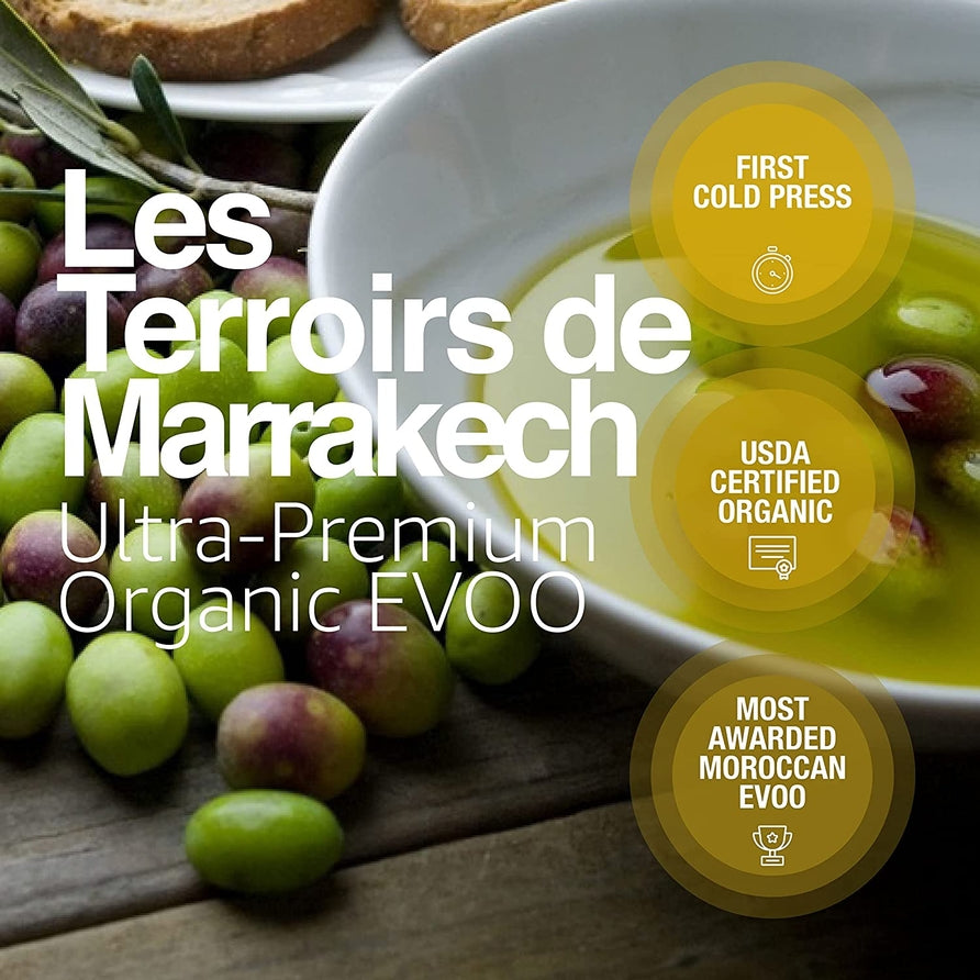 Les Terroirs de Marrakech Organic Extra Virgin Olive Oil – 500 mL