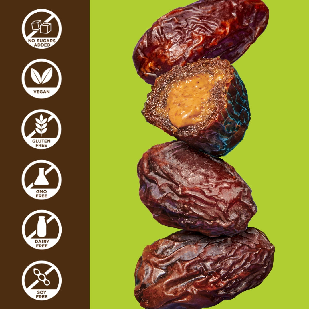 Almond Butter Dates Snack Packs – Realsy – 10 Pack