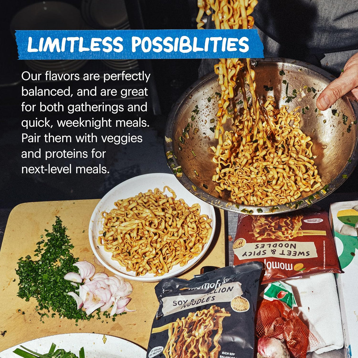 Momofuku – Sweet & Spicy Noodles – 4 Pack (400 g)