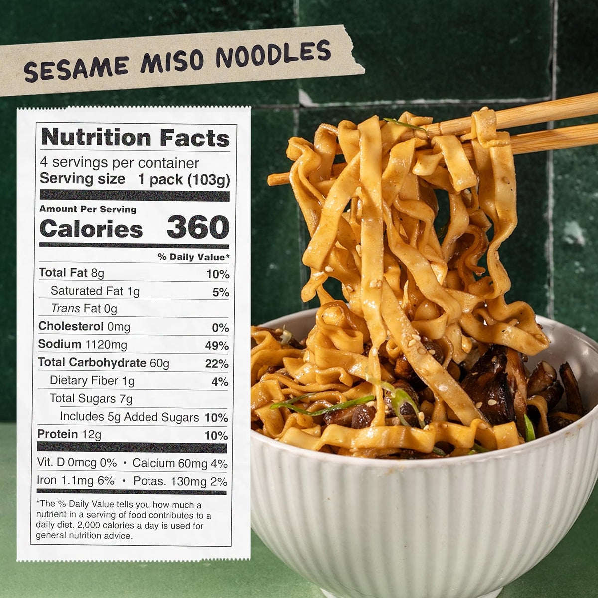 Sesame Miso Noodles | 4 Packs