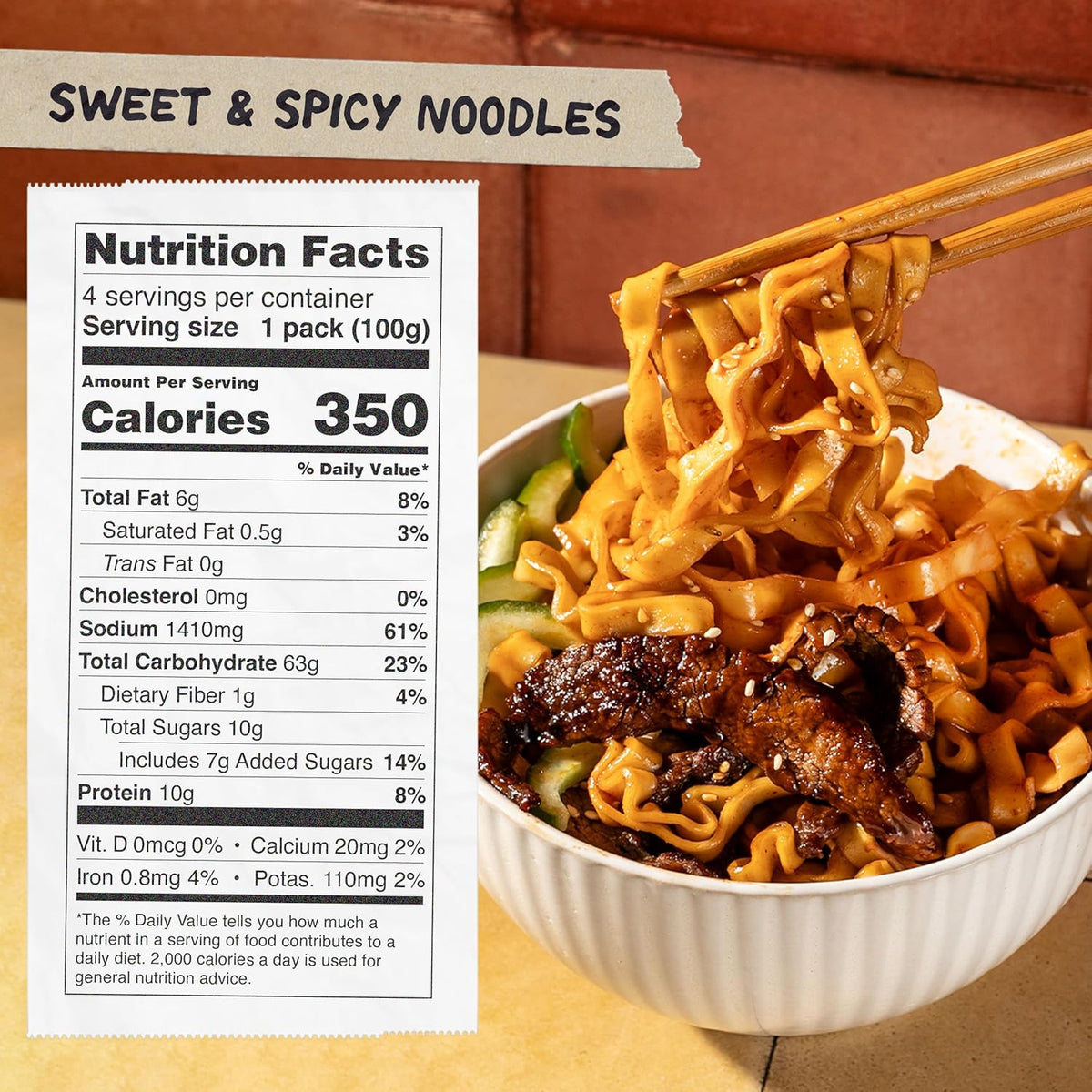 Momofuku – Sweet & Spicy Noodles – 4 Pack (400 g)