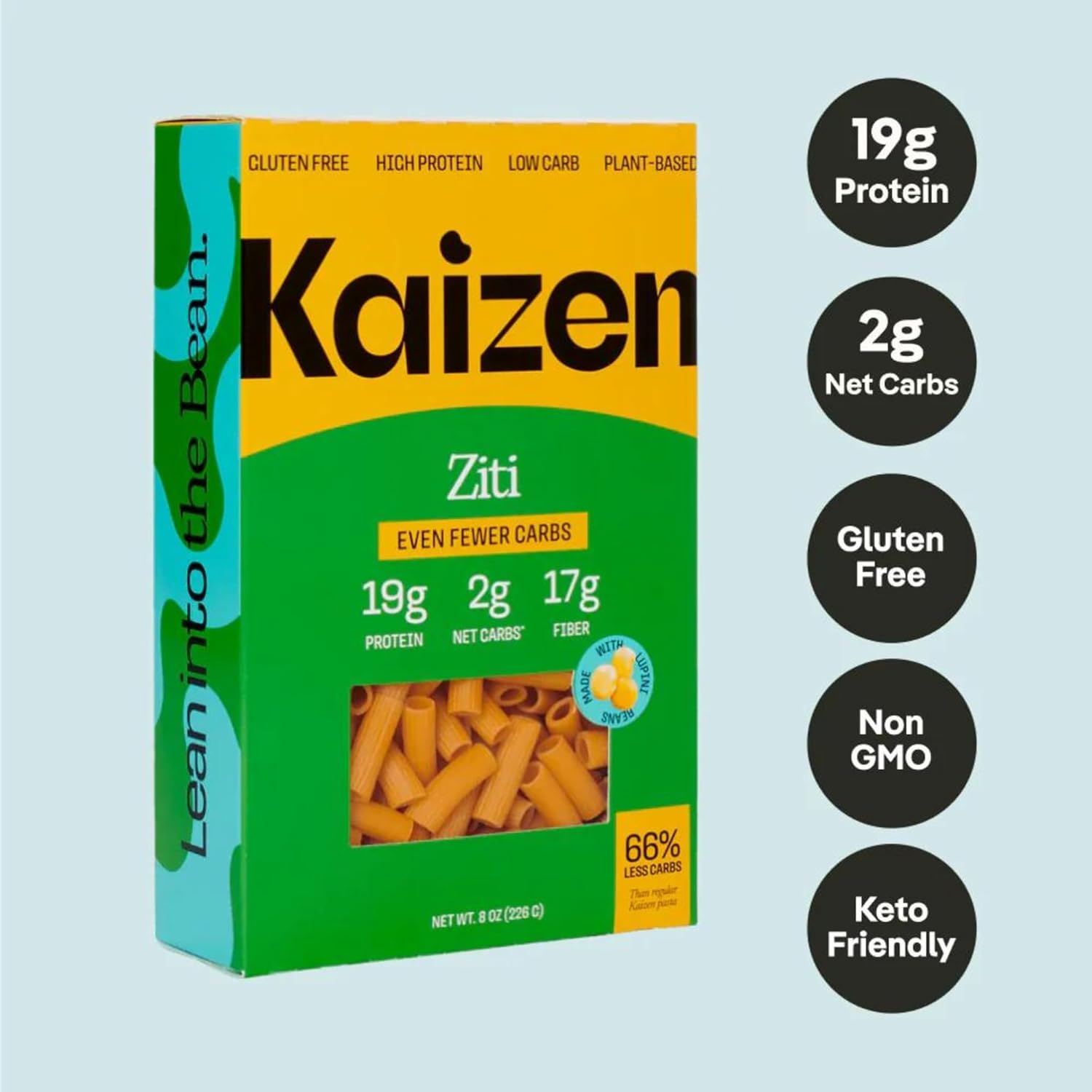 Kaizen High Protein Low Carb Ziti Pasta