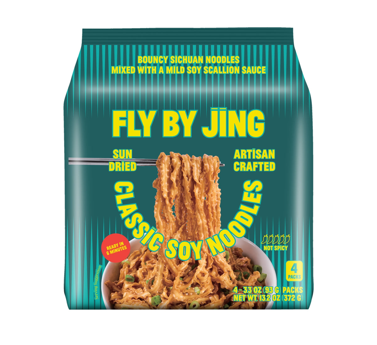 Fly By Jing – Chili Crisp Noodles – 4-Pack
