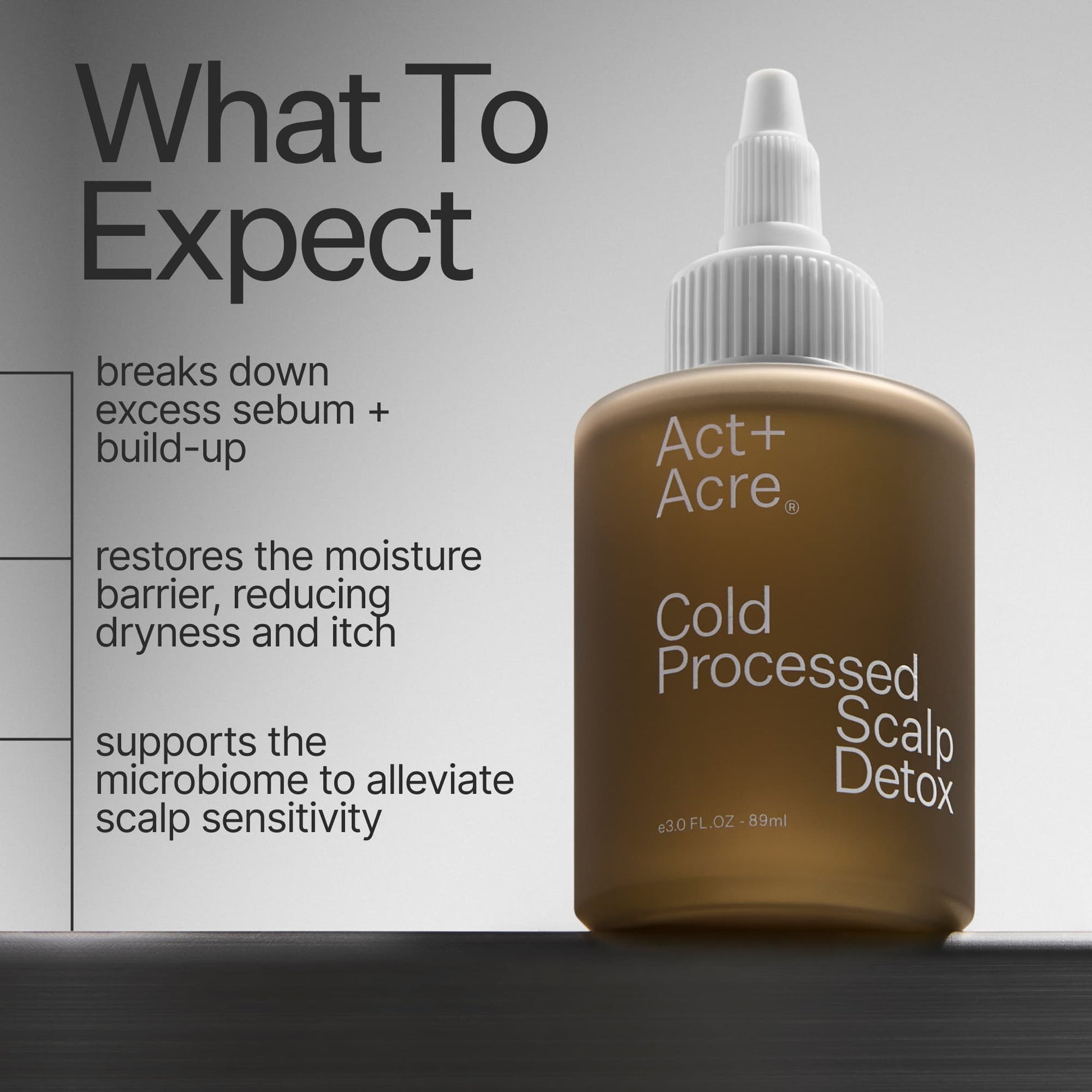 Act+Acre Cold Processed Scalp Detox Oil – 3 oz