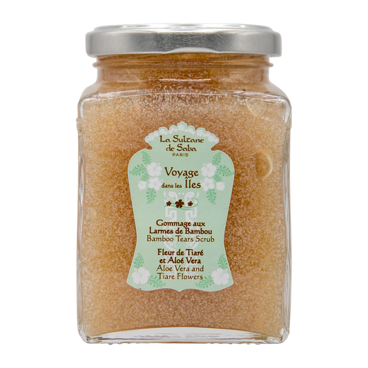 Bamboo Tears Body Scrub - Aloe Vera and Tiare Flowers - Journey To The Islands