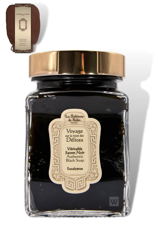 Black Soap with Eucalyptus & Kessa Glove – Rituals of Hammam