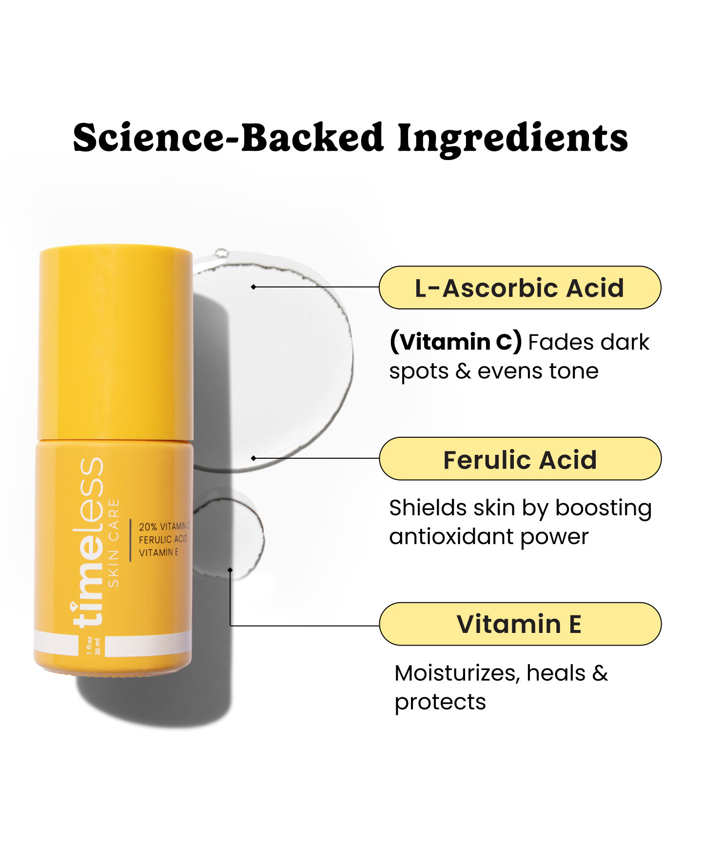 Timeless Skin Care 20% Vitamin C + E Ferulic Acid Serum