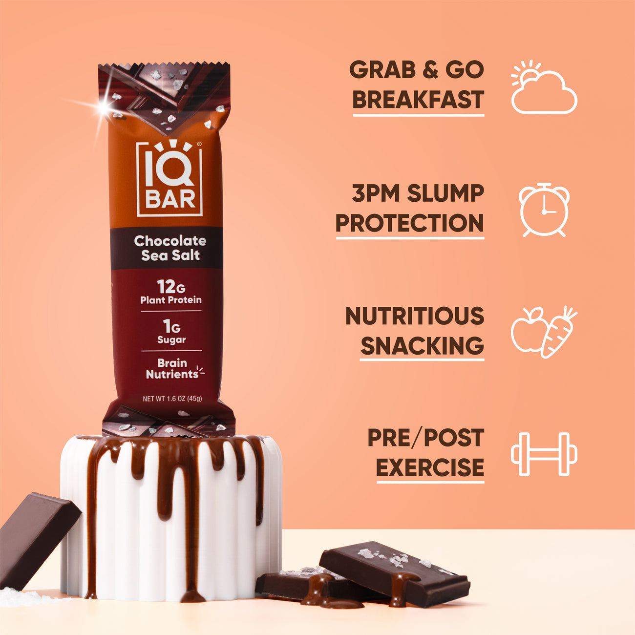IQBAR Chocolate Sea Salt