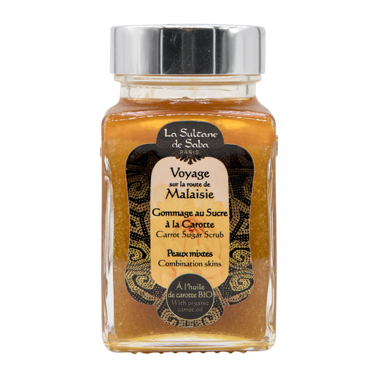 Carrot Sugar Scrub - Jasmine and Tropical Flowers - Journey To the Route of Malaysia