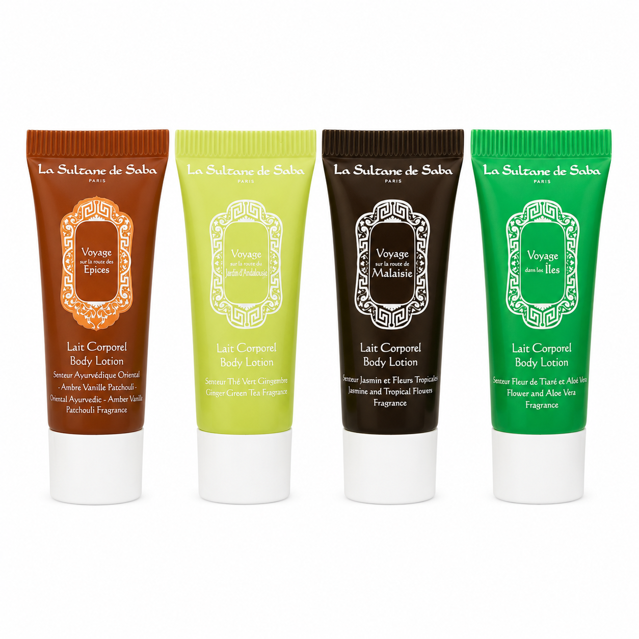 La Sultane de Saba Body Lotion Discovery Gift Set (4 × 8 ml)