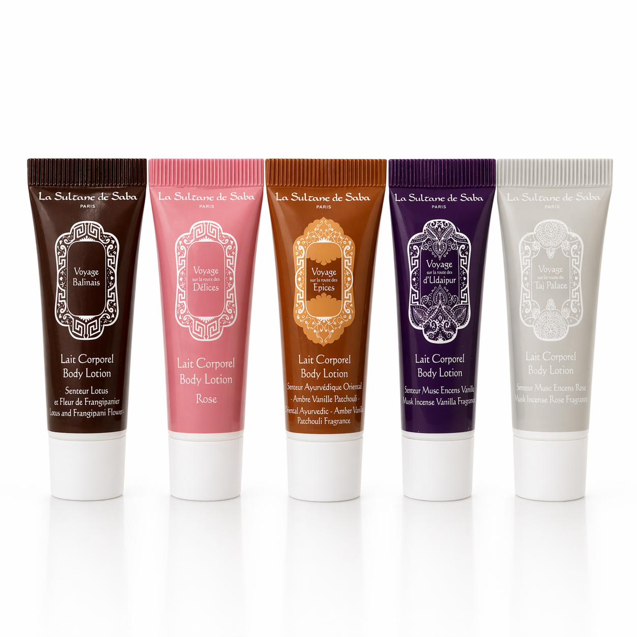 La Sultane de Saba Body Lotion Discovery Gift Set (5 × 8 ml)
