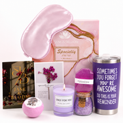 Coffret Cadeau Spa Soirée Florale – 6 Produits de Bain et Corps Thème Violet