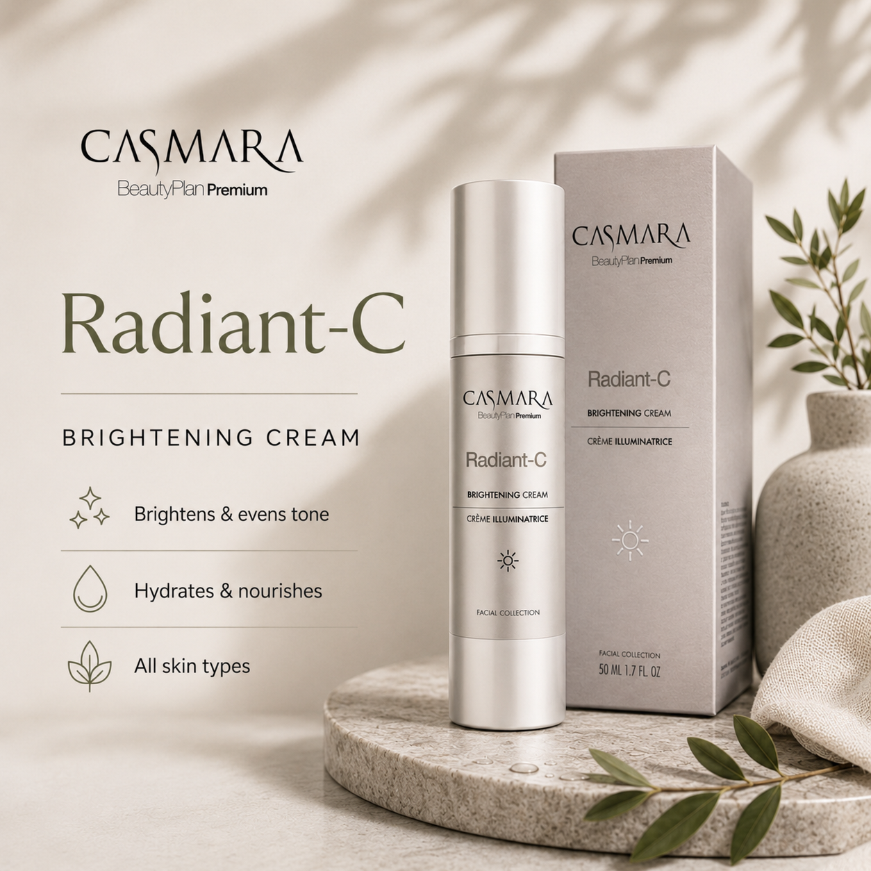 Casmara – Nacar Radiant C Brightening Cream – 50 ml
