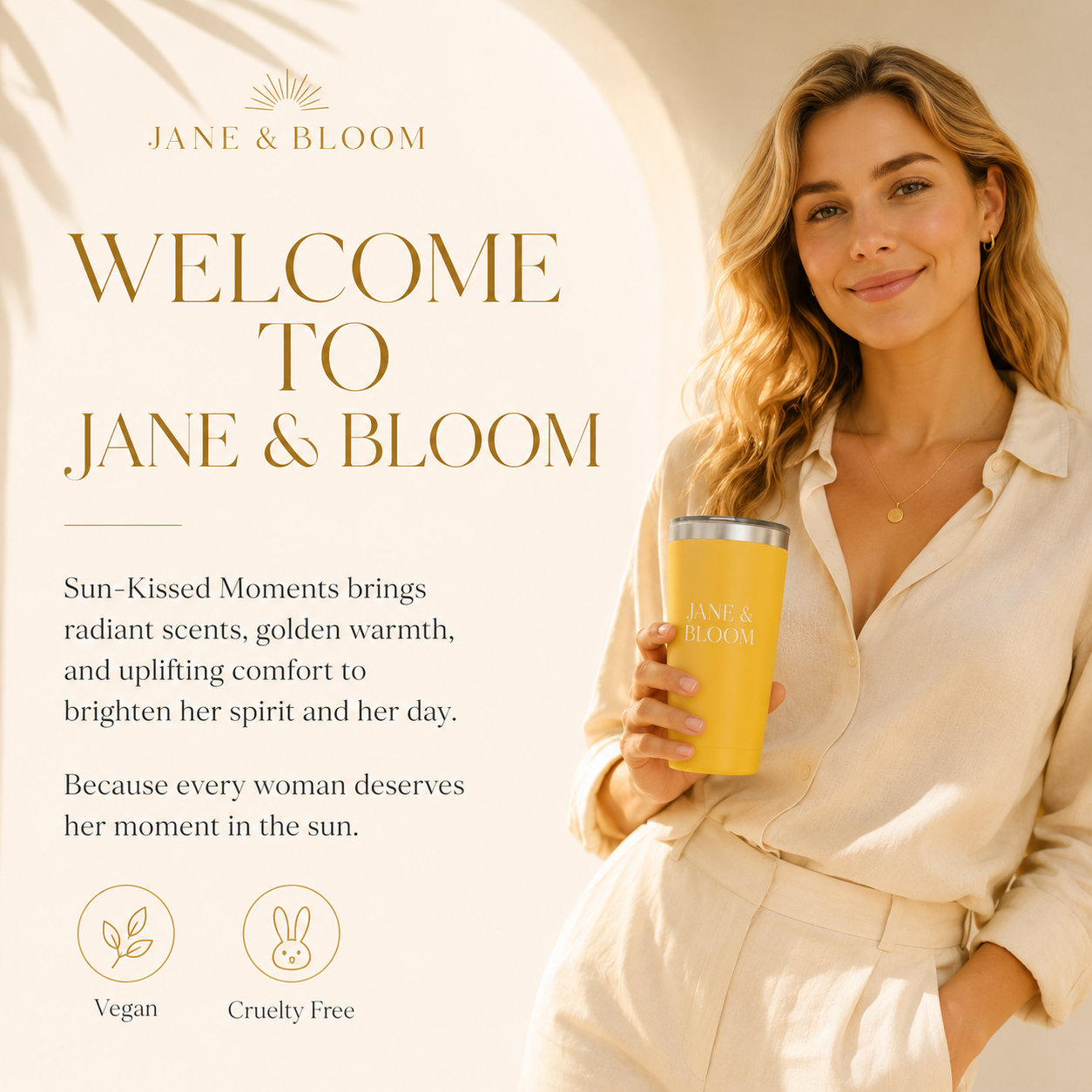 Glow & Bloom – Coffret Cadeau Spa Jaune avec Ours Serviette