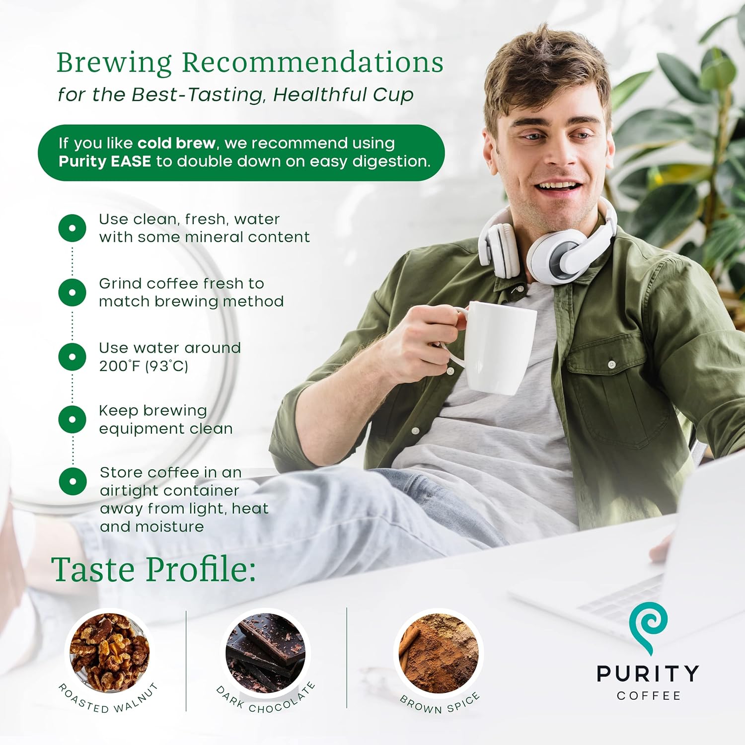 EASE : Torréfaction foncée – Café en grains entiers – 2268 g