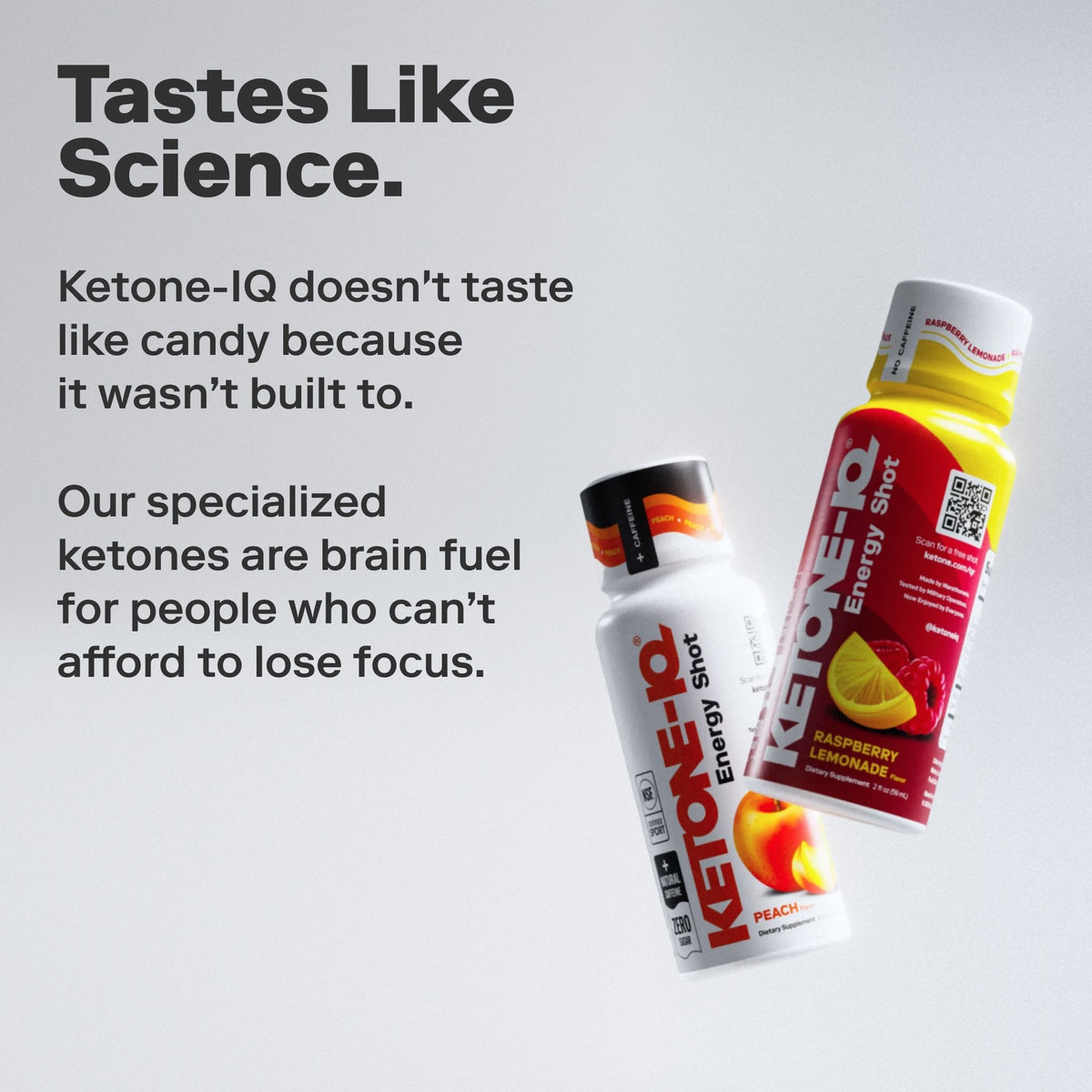 Ketone-IQ +Caffeine Shot, Green Apple