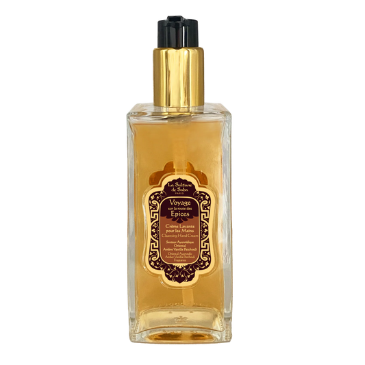 Hand Cleansing Cream - Amber Vanilla Patchouli - Journey To The Spices Route
