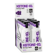 Ketone-IQ +Caffeine Shot,  Grape, 6 Bottles, 2 fl oz (59 ml) Each