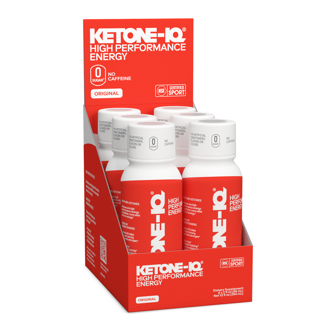 Ketone-IQ Caffeine-Free Shot, Original, 6 Bottles, 2 fl oz (59 ml) Each