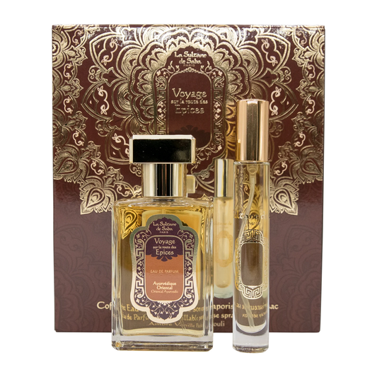 Perfume Gift Set – Ayurvedic Treatment – Amber Vanilla Patchouli – Journey to the Spices Route