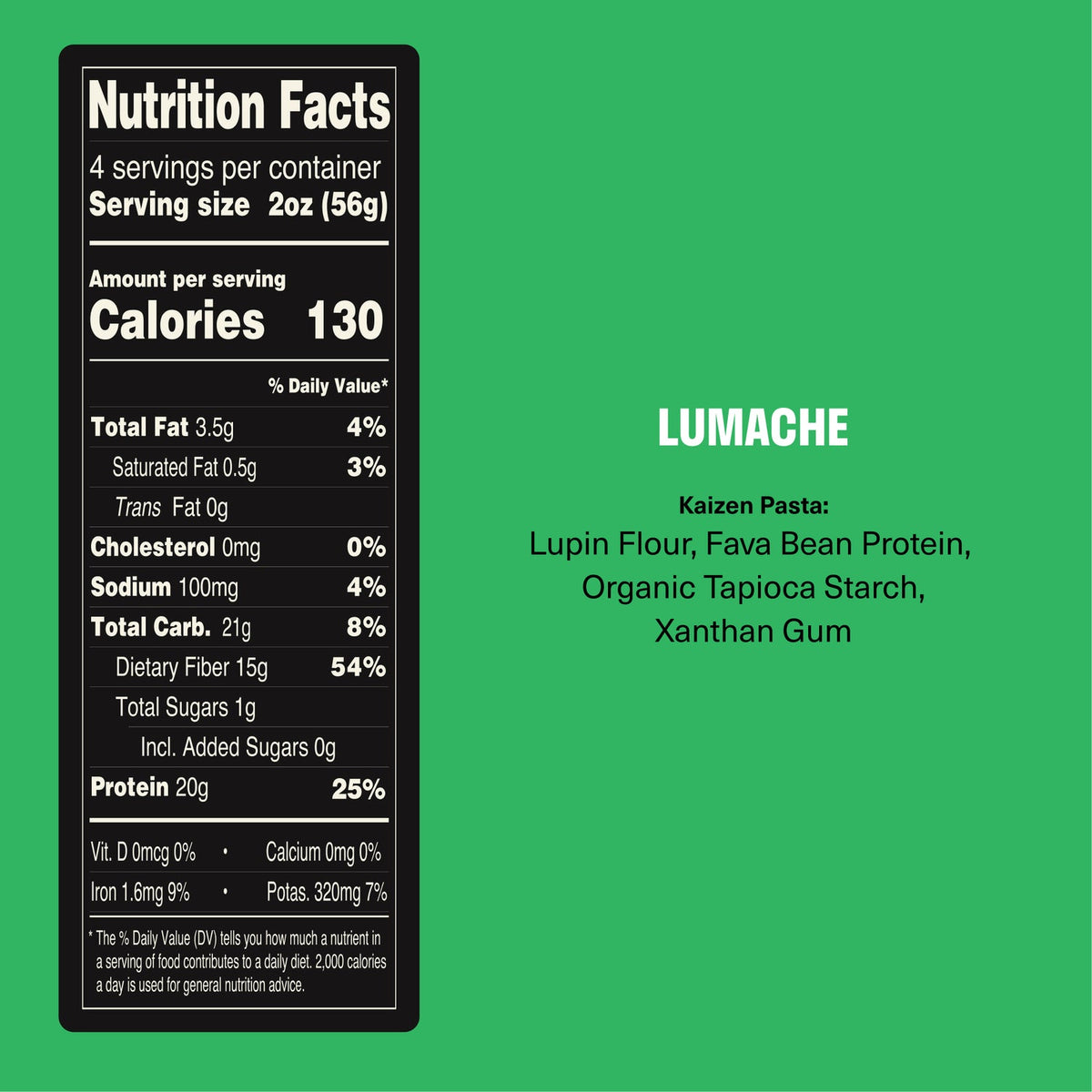 Kaizen Lumache Protein Pasta