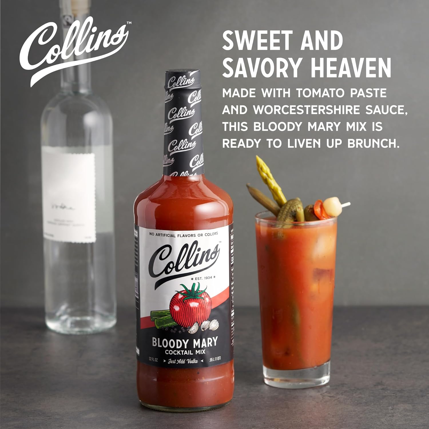 Collins Classic Bloody Mary Cocktail Mix — 32 oz
