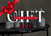 Carte cadeau Azorée Lab Soins de la peau – Carte-cadeau de 50 $
