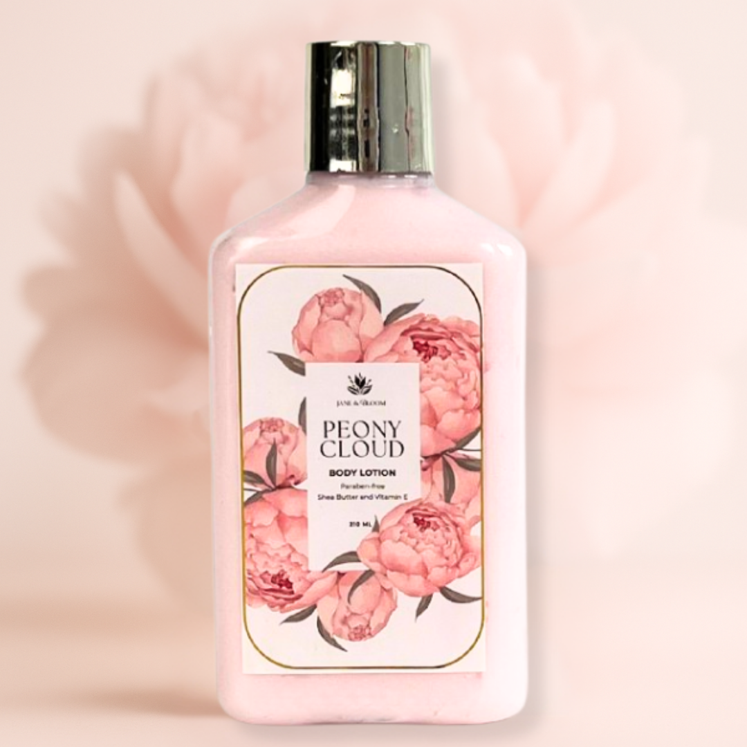 Bain moussant et lotion corporelle mystère Pivoine Nuage – Coffret cadeau SPA
