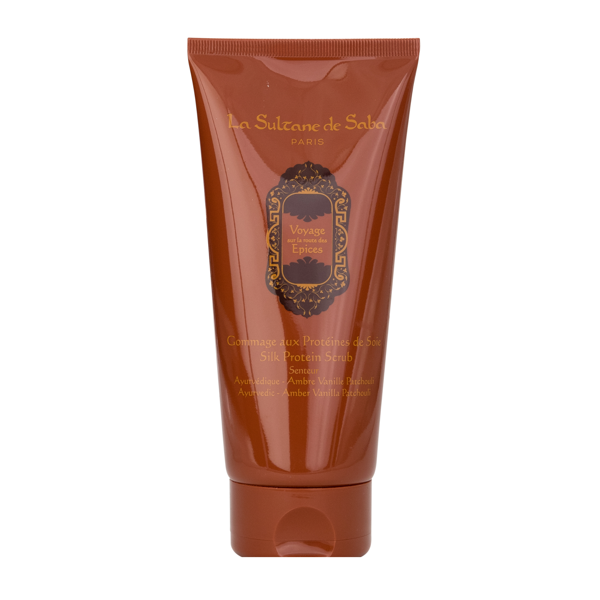 Silk Protein Scrub - Ayurvedic Treatment Amber Vanilla Patchouli - Journey To the Spices Route