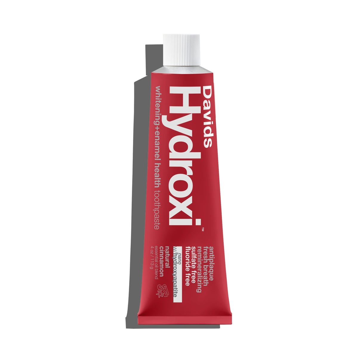 Davids Hydroxi™ Whitening+Enamel Health Nano Hydroxyapatite Premium Toothpaste / Cinnamon