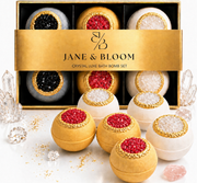 Coffret Cadeau de Bombes de Bain Crystal Luxe - Jane & Bloom