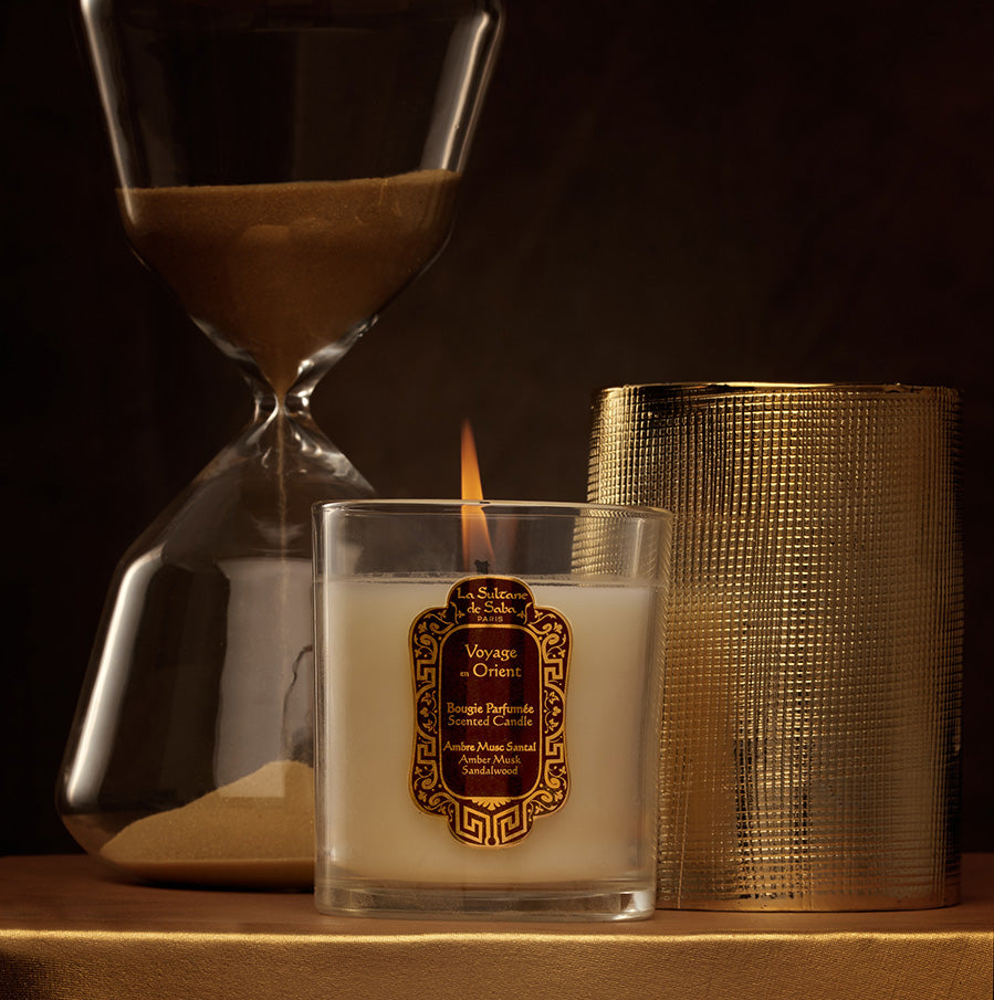 Candle – Amber, Musk & Sandalwood – Journey to the Orient