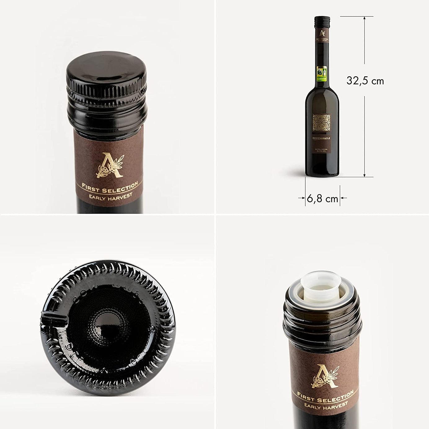 ATLAS OLIVE OILS Desert Miracle Organic Extra Virgin Olive Oil