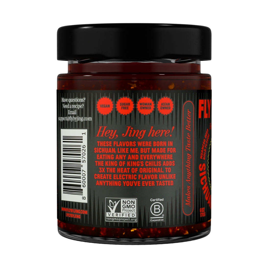 Fly By Jing – Xtra Spicy Sichuan Chili Crisp – 6 oz